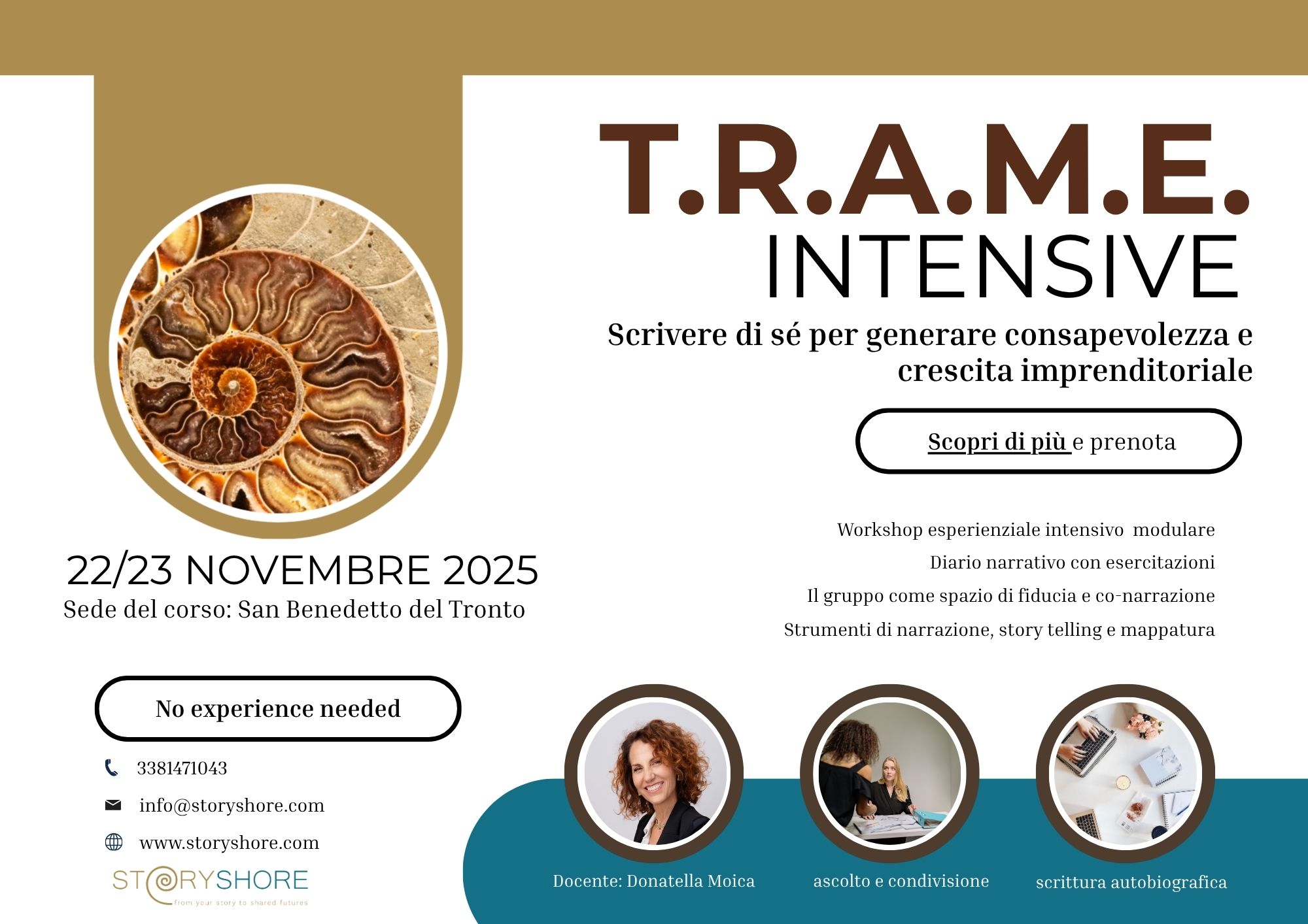 T.R.A.M.E Intensive sbarca nelle Marche